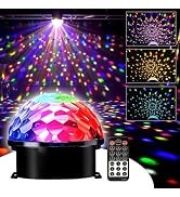 Party Lights,Sound Activated Strobe Lights with Remote Control,7'' Big-Size DJ Lighting Disco Bal...