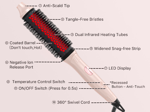 thermal round brush