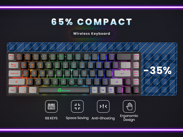 wireless gaming keyboard