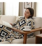 Electric Heated Blanket Throw Size 50" x 60" - 5 Heat Settings & 3H Auto-Off, Double-Sided Ultra-...