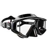 Aegend Diving Mask for Adult & Teen - Panoramic Anti-Fog Comfort Fit Goggles with Mesh Bag for Sn...