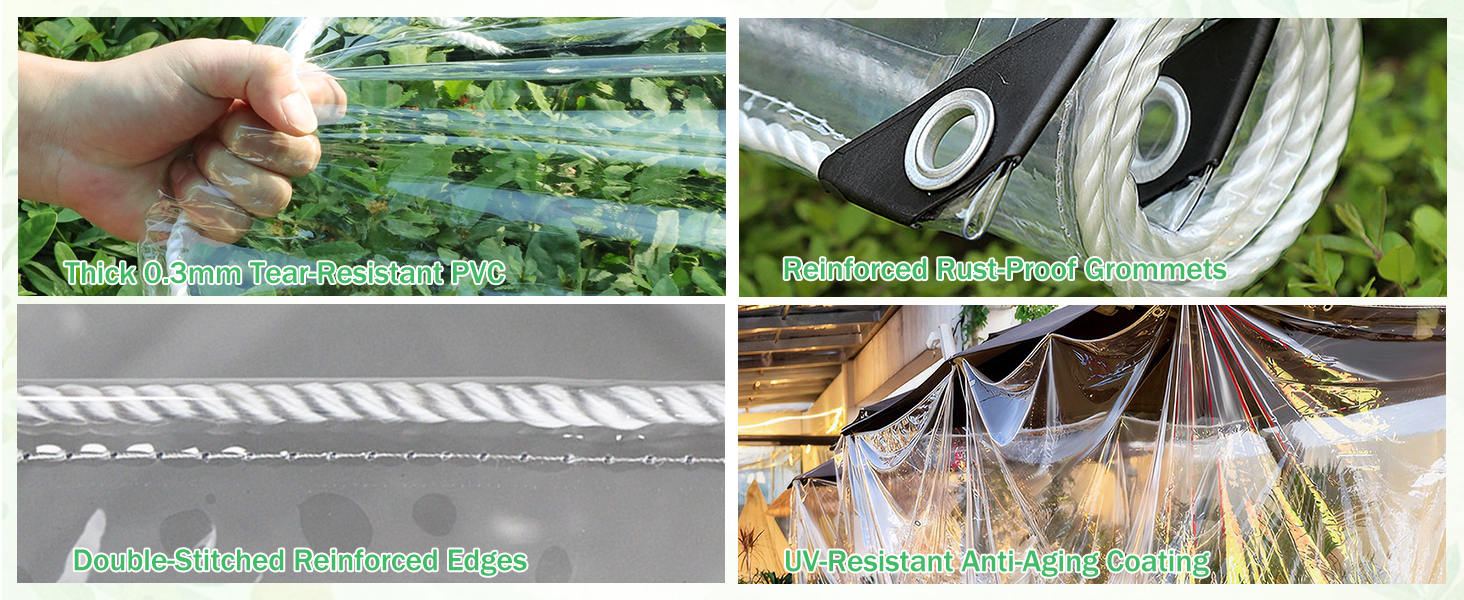 Why Choose Our Clear PVC Tarp Over Regular Opaque Tarps?