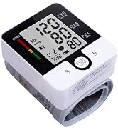 Wrist Blood Pressure Monitor Automatic Wrist Bp Monitor Talking Blood Pressure Cuff for Home Use ...