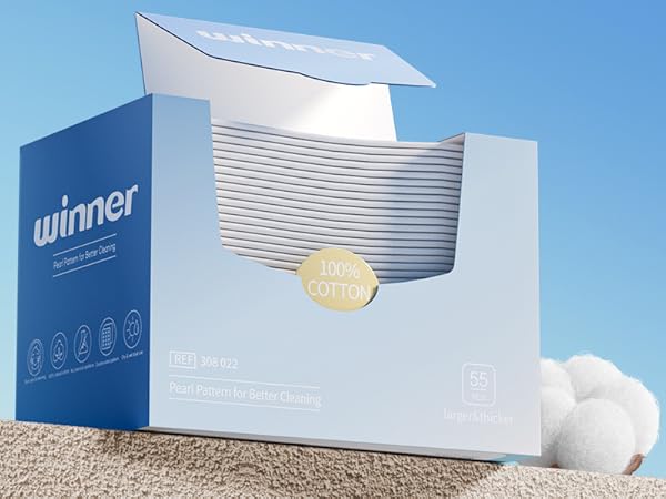 100% USA Cotton Dry Wipes