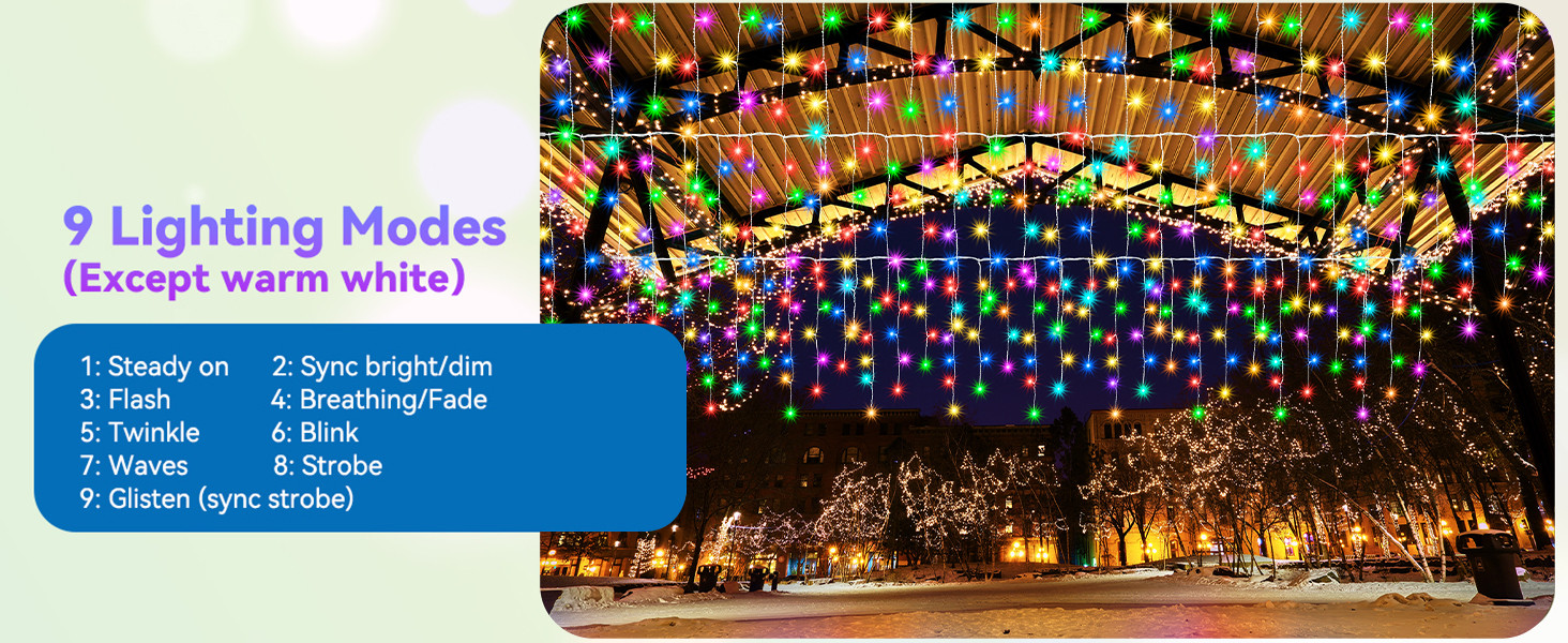 Christmas color changing lights