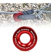 RULLINE Winch Snatch Recovery Ring Compatible with Soft Shackle ATV UTV SUV Truck Off-Road Vehicl...