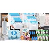 MOMODA Sous Vide Bundle: Vacuum Seal Cooking Bags (70 Pcs), Magnet Clips (12 Pcs), and Manual & A...