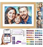 Caydo 3 Canvas Custom Diamond Painting Kit | Get Your Template & Start in Minutes via App | Perso...