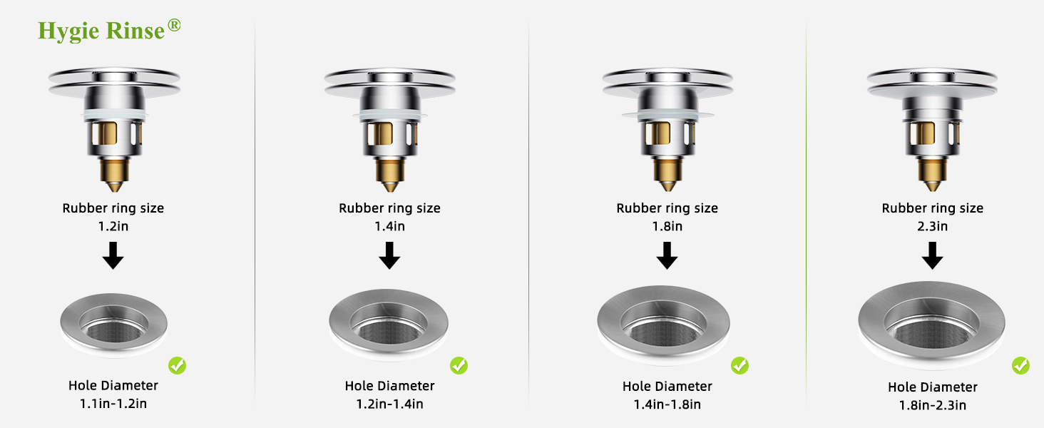 Bathroom Sink Pop Up Drain Strainer