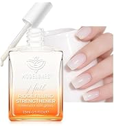 Modelones Nail Strengthener and Growth, Milky White Nail Polish Hardener | Nail Repair Nail Growt...