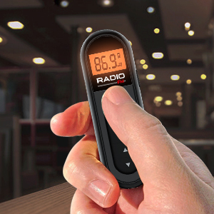 radio with soft back light