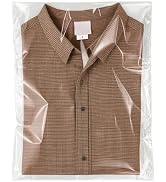 HUOJI 100 Count 10x14 self sealing Cellophane Bags, Resealable Clear Poly Bags for Clothes, Shirt...
