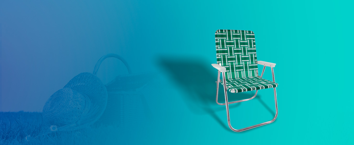 Green and white classic chair design