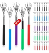 50PCS Bulk Christmas Stocking Stuffers Gifts For Men Women, Skeleton Hand Back Scratcher Extendab...