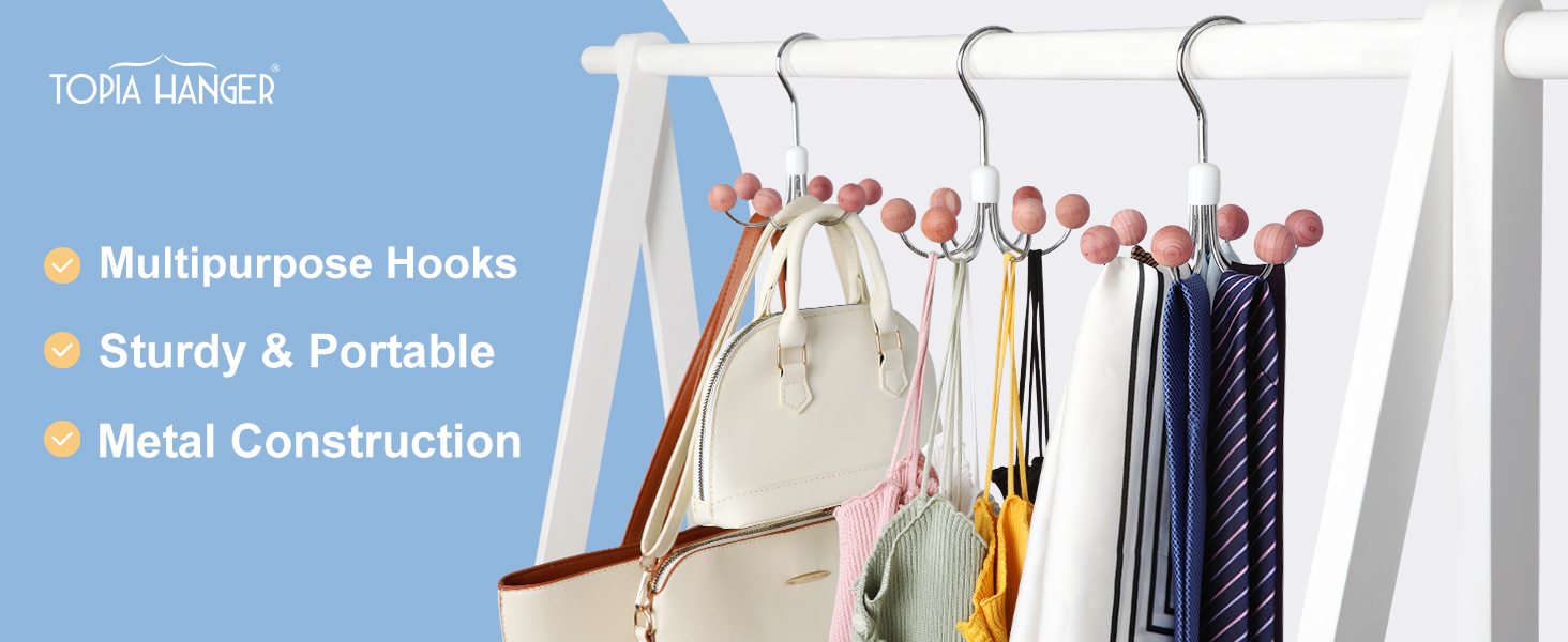 Multipurpose Hooks with Cedar Ball