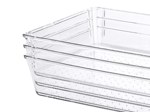 clear drawer organizers