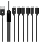Poyiccot Micro USB Splitter Cable, 6 in 1 Micro USB Charger Cable, Micro USB Multi Charging Cable...