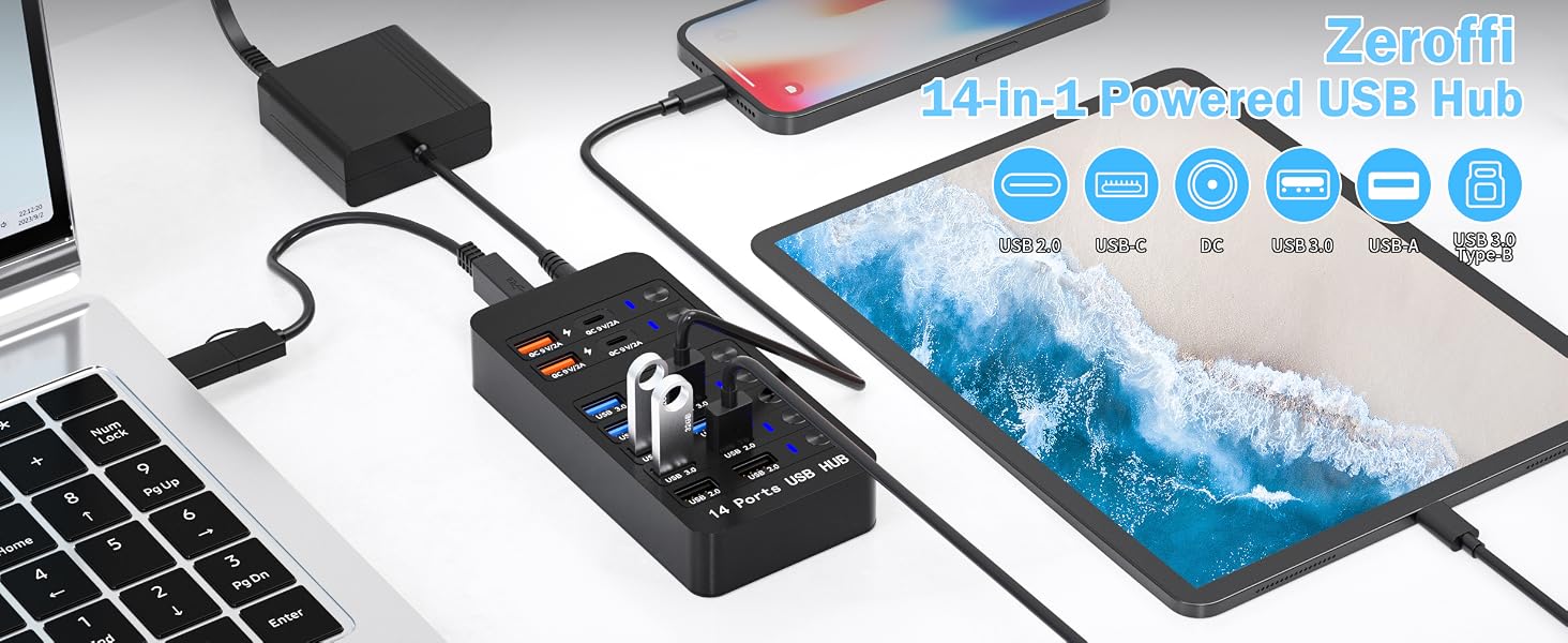 Powered USB Hub