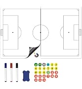 HIGHRAZON 2 Piece Large Coaches Clipboard,White Dry Erase Coaching Sheet for Whiteboard,Basketbal...