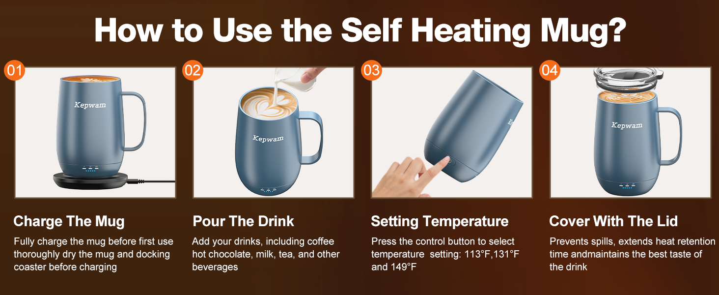 How to Use the Self Heating Mug?