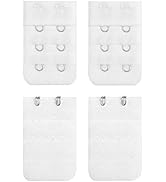 BEADNOVA Bra Extender 2 Hook Bra Back Clips Bra Strap Extender Bra Clasp (4pcs)