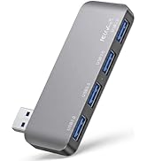 USB 3.0 Hub | Premium USB hub for Laptops Cable-Free Plug-and-Play Design, USB Splitter Seamlessl...