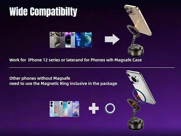 Suction Cup Phone Mount for Car
