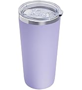 GGQ 20oz Travel Coffee Tumbler Food-Grade 304 Stainless Steel Vacuum Insulated Double Wall Leak-P...
