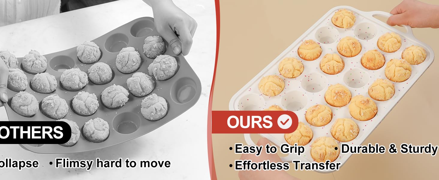 silicone muffin pan