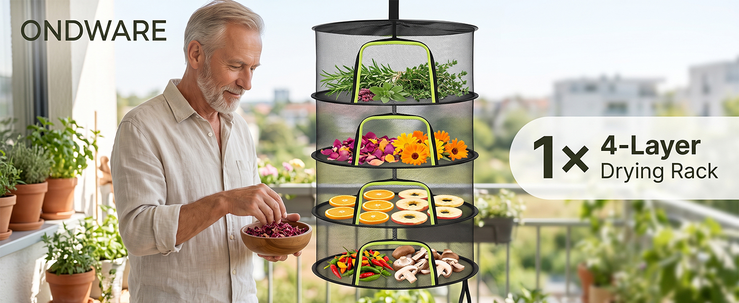 Herb Drying Rack