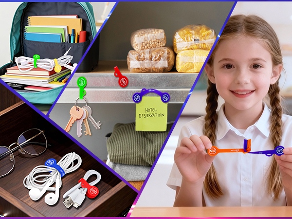 magnetic cable clips cord organizer