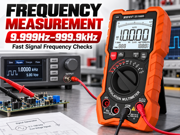 2 in 1 19999 Counts Multimeter Megohmmeter Insulation Resistance Tester