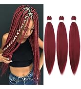WacanDan Bug Braiding Hair Pre stretched 26 Inch 3 Packs, Professional Soft Yaki Texture Long Bra...