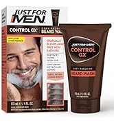 Just For Men Control GX Grey Reducing Beard Wash Shampoo, Gradually Colors Mustache and Beard, Le...