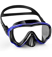VegoVia Adult Swim Goggles with Nose Cover, 180° Clear Wide View No Leak Diving Mask Pool Goggles...