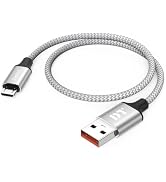 DteeDck Micro USB Cable 1ft Short 15W Fast Charging & 480Mbps Data Transfer, USB A to MicroUSB Br...