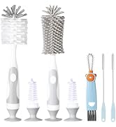 5-in-1 Baby Bottle Brush Set, Bottle Brush Cleaner, Bottle Cleaner Brush Set, Including Nylon and...