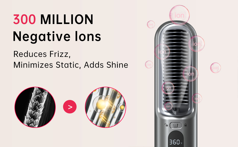 300 million negative ions