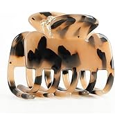 MAORULU Medium Acetate Hair Clips, 2.2 Inch Premium durable Claw Clip for Thin to Medium Hair (To...