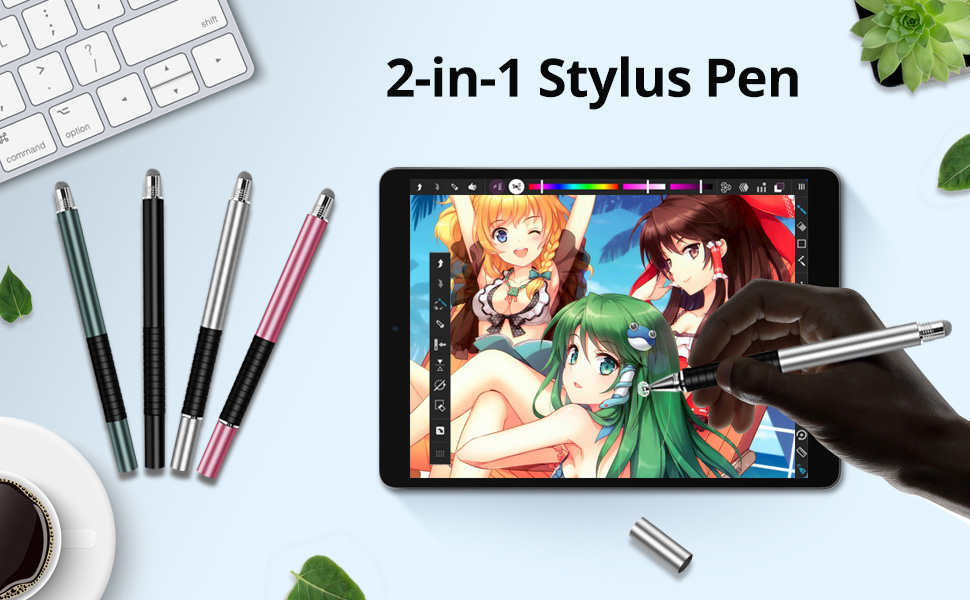 2 in 1 Stylus Pens for Touch Screen