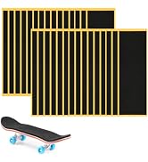 ACFELLE 30Pcs Fingerboard Foam Grip Tape, Pro Wooden Mini Skateboard Adhesive Stickers, Non Slip ...