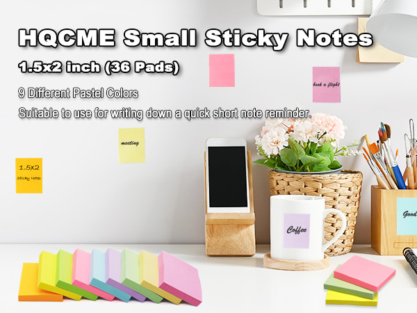 small sticky notes