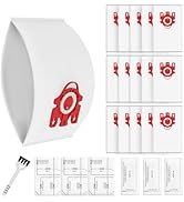 3D Airclean Dust Bags Replacement for Miele FJM Vacuum Compact C2 Compact C1 Complete C1 S241 S29...