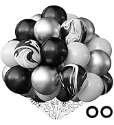 OuMuaMua Halloween Party Balloons Decorations, 62Pcs 12
