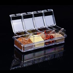 Clear Seasoning Box