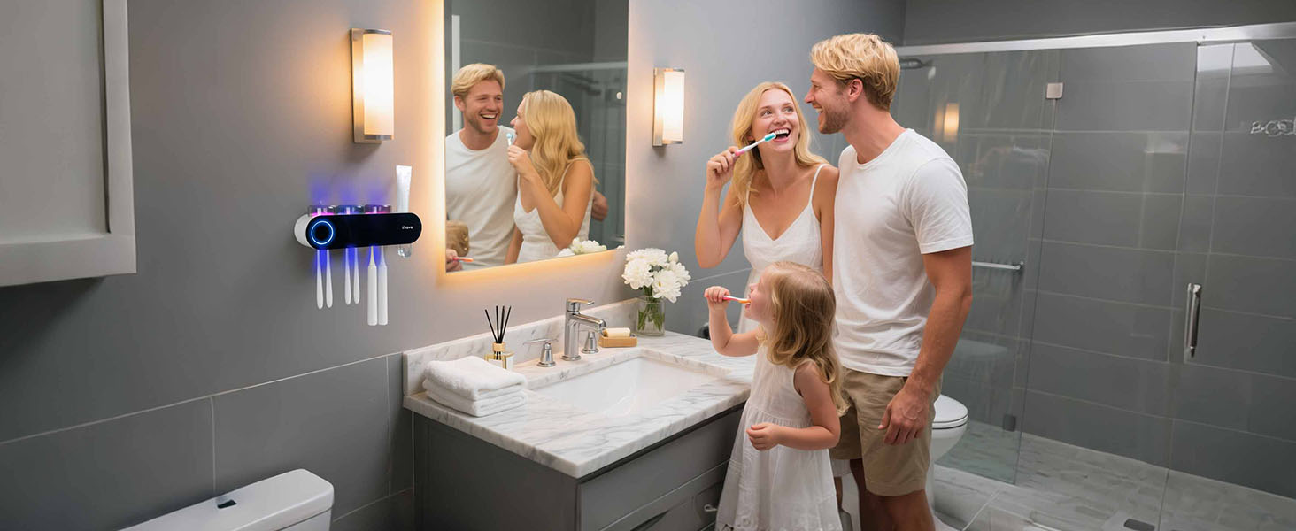 iHave UV Toothbrush Sanitizer and Holder for Bathroom
