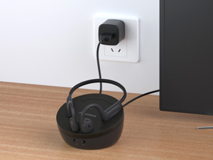 Plug Medley Air to the TV and the power source.