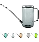 Long Spout Watering Can Indoor, Small Watering Cans for House Plants, Flowers, Succulents, 34oz (...