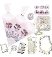 BoFUN White Decoden Cream Glue Kit for Jewelry, Miniature, Phone Case Decor& DIY Clay Crafts, wit...