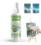 kuailaya Fixative Spray, Fixative Spray for Pencil Drawings High-Efficiency Fixation Even and Fin...